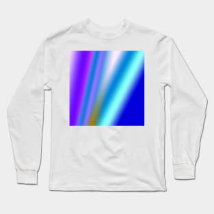 BLUE GREEN WHITE ABSTRACT TEXTURE PATTERN Long Sleeve T-Shirt